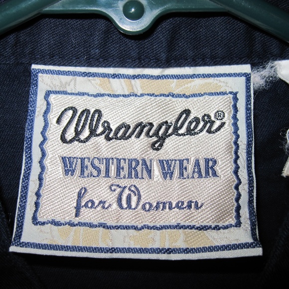 Wrangler for Women Navy Top Size Large - Picture 2 of 6